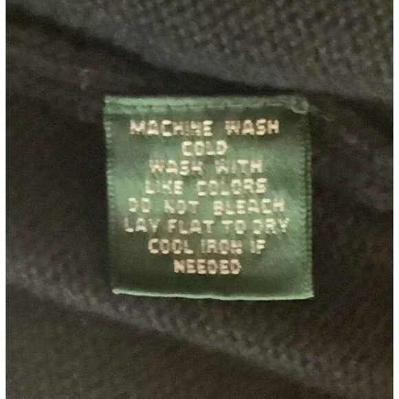 Vintage Lauren Jeans Company by Ralph Lauren zip-up hoodie With Crest Womens L - Picture 8 of 8